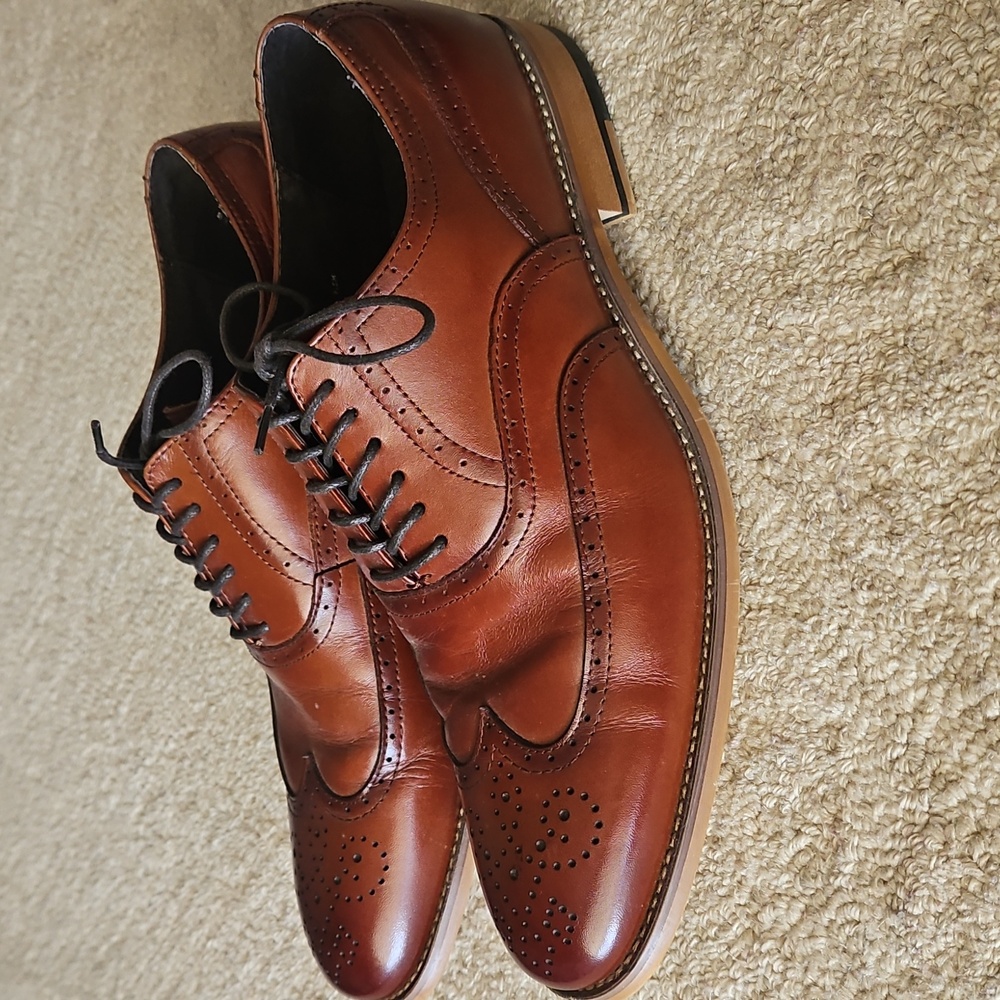 Stacy Adams || Dunbar Wing Top Oxford Shoe Size 9.5 - Picture 3 of 7
